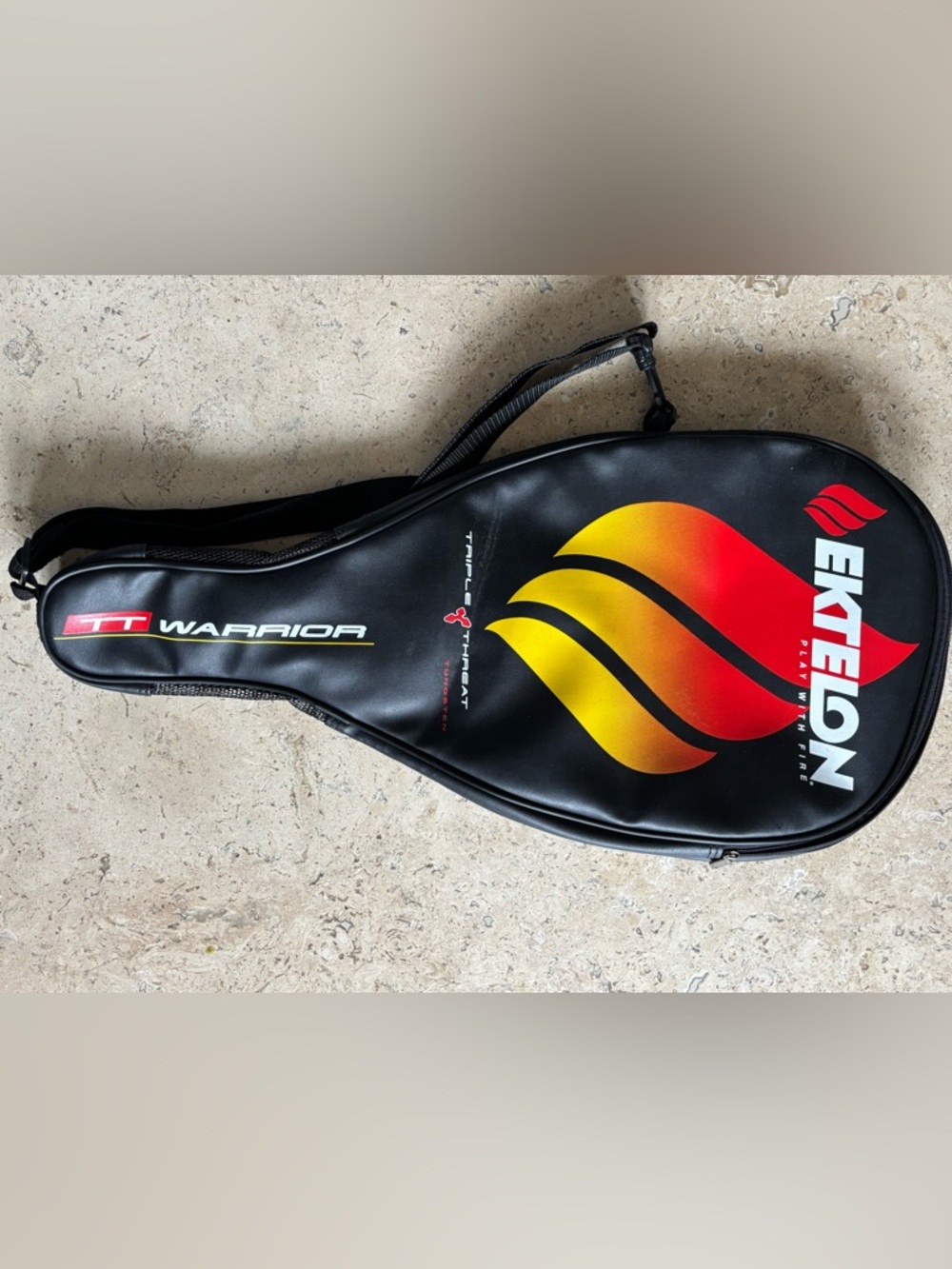 Warrior Black Tennis Racket Bag